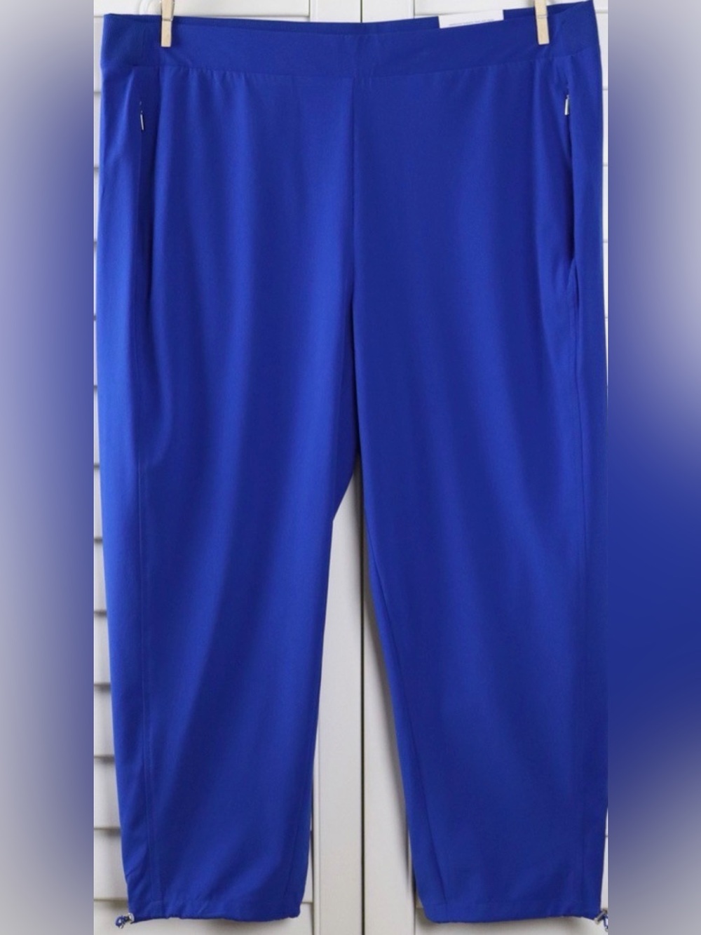 Chicos Zenergy® UPF Neema Bungee Crop Bright Blue Pants